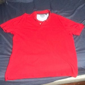 Red Izod Heritage Polo
